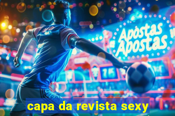 capa da revista sexy